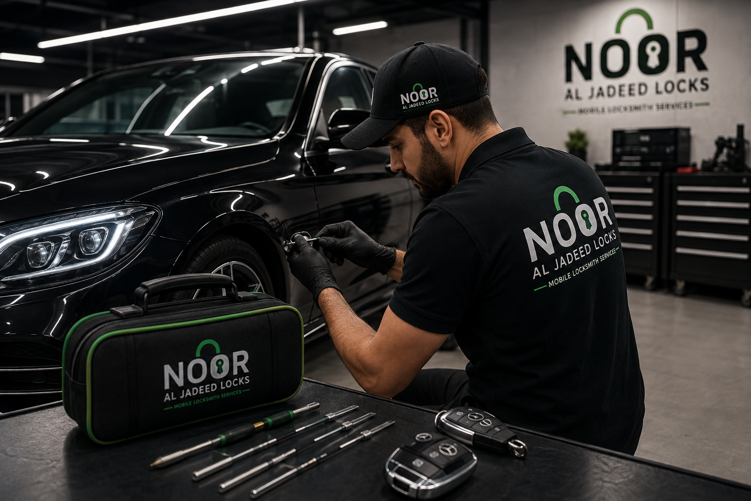 Professional mobile car locksmith assistance